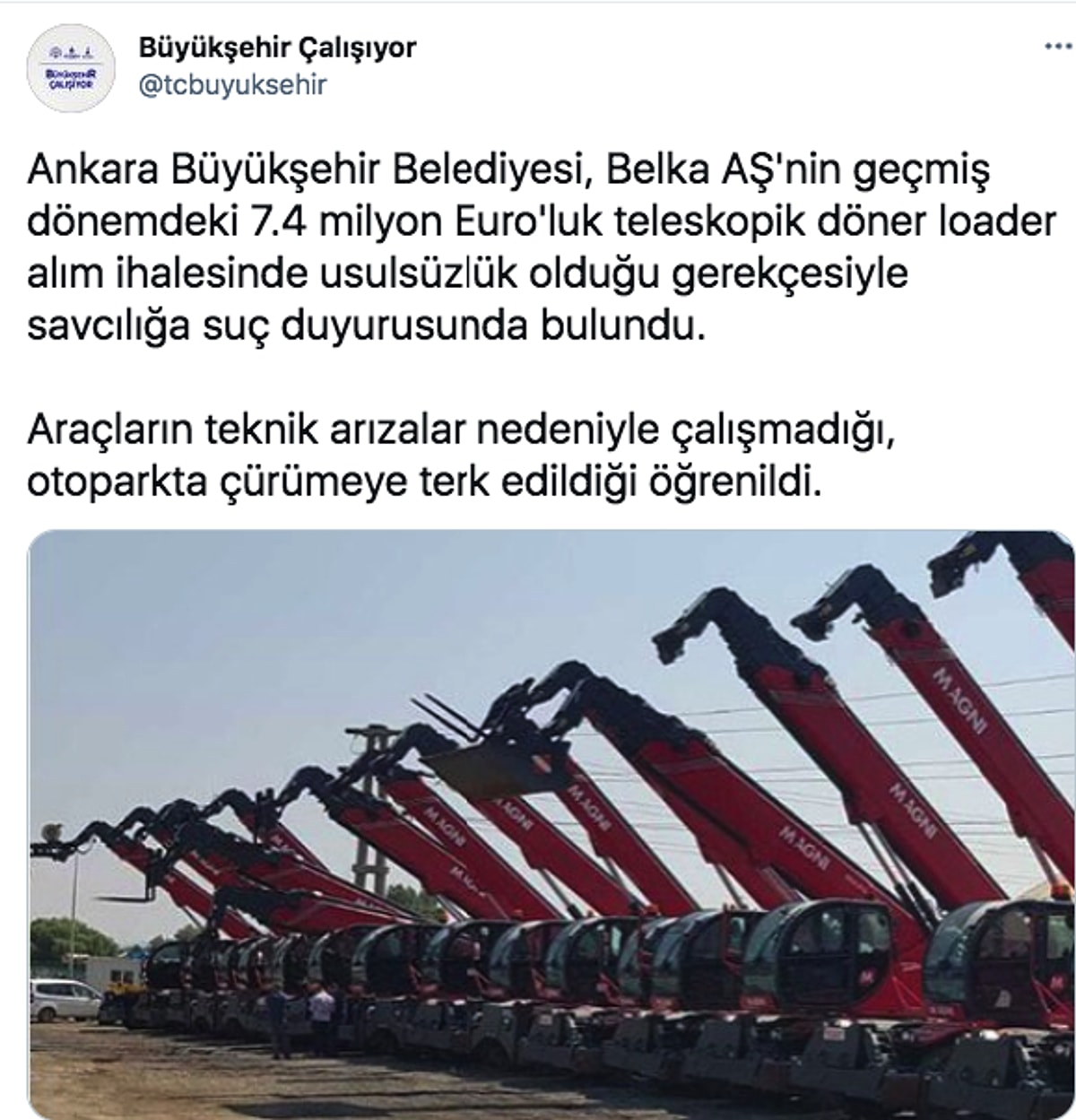 Ankara B Y K Ehir Belediye Ba Kan Mansur Yava N Yolsuzluk Sebebiyle