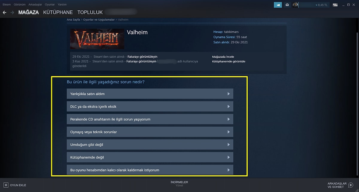 Steam Oyun Ade Etme Lemi Nas L Yap L R Steam De Oyun Dlc Ve Hediye