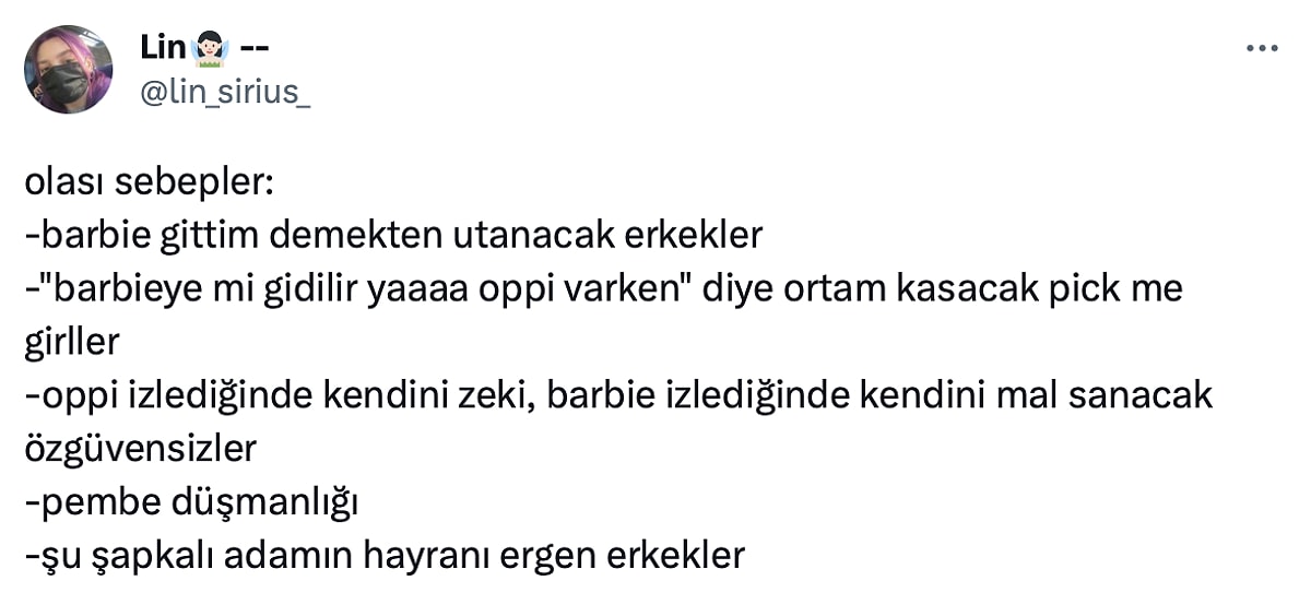 Oppenheimer N T Rkiye Gi Esinde Barbie Yi Sollamas Na Twitter