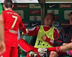 Ribery Robben'i Yumrukladı