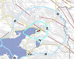 Van'da 4.5 Şiddetinde Deprem