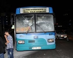 Otobüse Molotoflu Saldırı