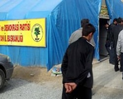 BDP Çadırında Taciz Kavgası