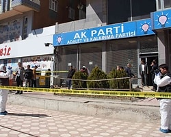 AK Parti Diyarbakır İl Başkanlığına Ses Bombası Atıldı