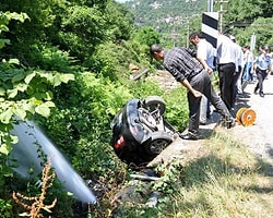 Zonguldak'ta Kaza: 2 Yaralı