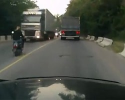 Motosiklet üzerinde uyumanın bedeli ağır oldu