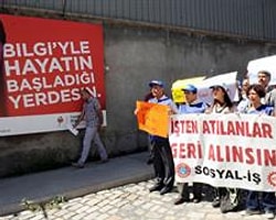 Bilgi Üniversitesi'nde İşçi Eylemi