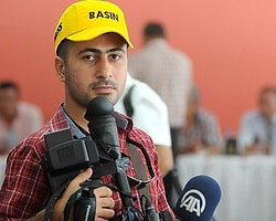 Polisten Gazetecilere Dayanıklı Şapka