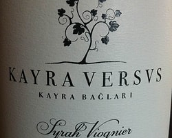 Kayra Versus Syrah-Viognier