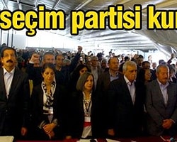 HDK SEÇİM PARTİSİNİ KURUYOR.