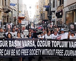 'Gazetecilik İçin Ayağa Kalk' Yürüyüşü