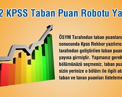 2012/2 Taban Puan Robotu Yayında