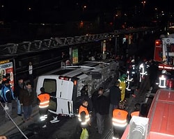 Metrobüs Yoluna Uçtu