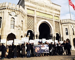 Odtü'lü Eylemcilere Eşekli Protesto