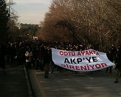 Bilgi Üniversitesi'nden Odtü'ye: Destekçileriyiz!