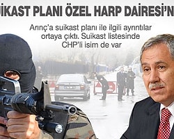 Arınç'a suikasti Özel Harp planladı