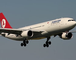Türk Hava Yolları'nın İstanbul-Frankfurt seferini yapan TK -1593 sefer sayılı uç