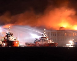 Tweetler İle Galatasaray Üniversitesi Yangını