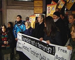 Ankara'da Gazeteci Bashar Kadumi İçin Eylem