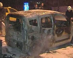 Kiraladıkları Araç Yanınca Foyaları Ortaya Çıktı