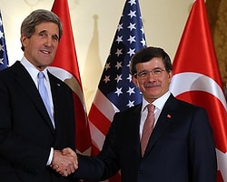 Davutoğlu ve Kerry Ortadoğu'da Barışı Görüşecekler