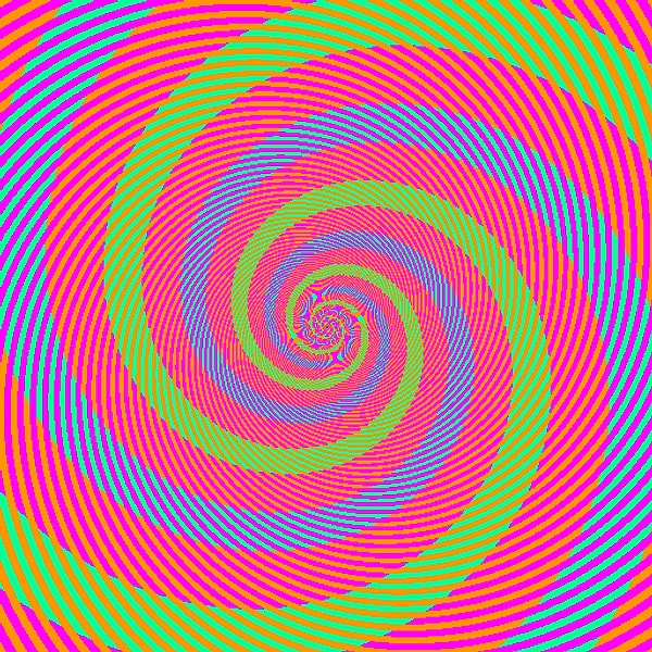 12. Трудно поверить, но цвета, которые кажутся зелёными и синими, на самом деле одинаковы.