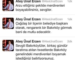Ateş Ünal Erzen Gökkuşağına Sahip Çıktı – (Bakırköy Gazetesi – Özel Haber)