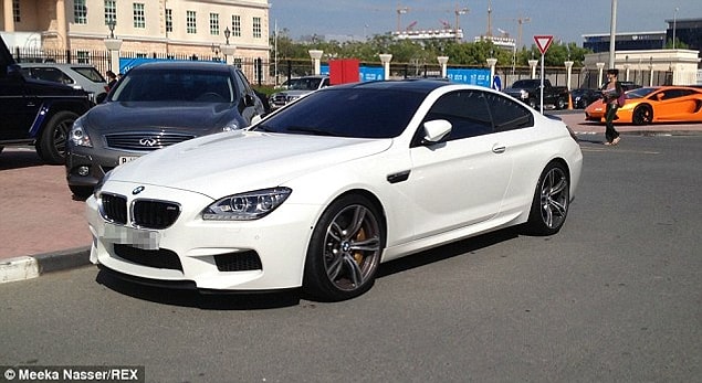 Beyaz BMW 6.45