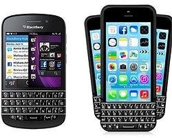 BlackBerry'den klavyeli iPhone'a dava!