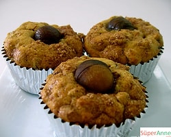 Kestaneli Cupcake Tarifi
