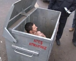 Çöpten Çıplak Adam Çıktı!