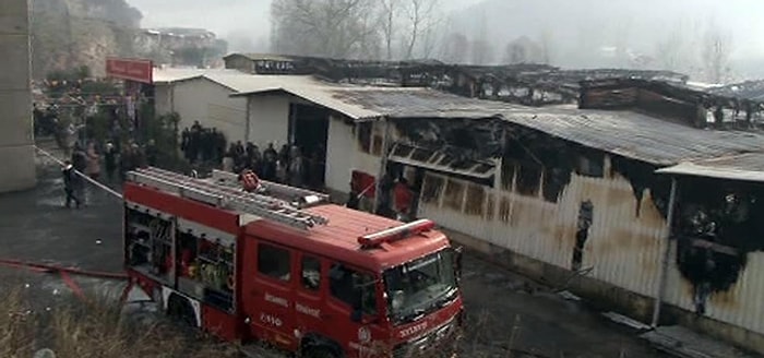 İstanbul'da Sosyete Çarşısı Kül Oldu