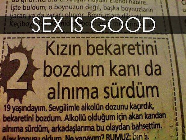 Bir nevi ritüel!