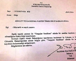 “AKP istedi, İçişleri Bakanlığı Pazar günü resmi belge hazırladı elden teslim etti”