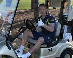 Fenerbahçeli Oyuncular Golf Oynadı!