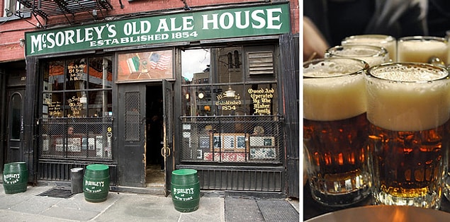 8. McSorley’s Old Ale House (1854) — New York, ABD
