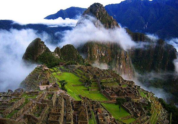 44. Machu Picchu'nun görünüşü