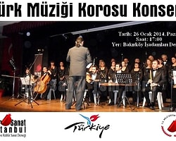 Bakırköy'de Türk Sanat Müziği Korosu Konseri