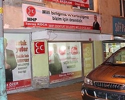 İşte MHP Seçim Bürosu Önünde Yaşananlar