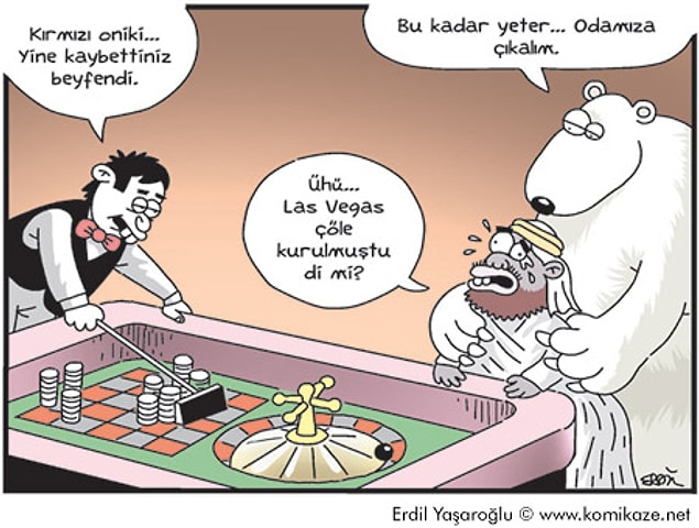 LAS VEGASIN ÇÖLDEN FARKI OLMADIĞININ KANITI