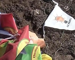 Diyarbakır'da Bayrak Gerginliği
