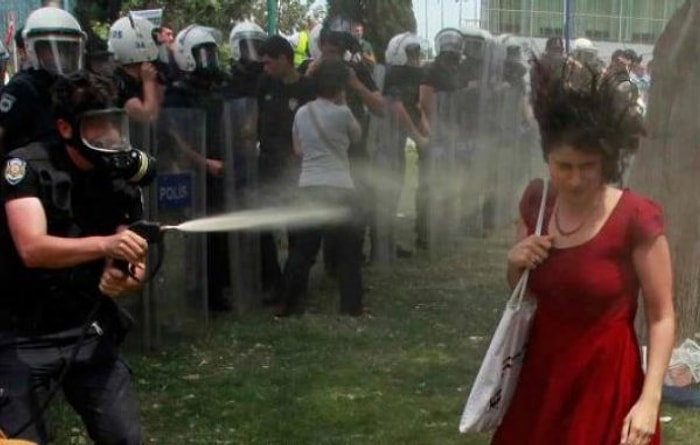 'Gezi Protestolarındaki Sprey İtalya'da'