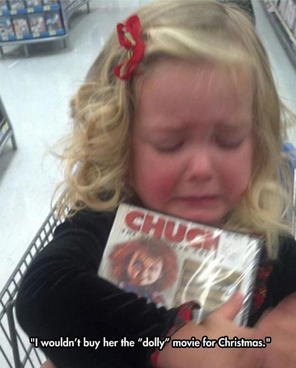 27. Oyuncak bebek filmini almasına izin verilmediği için (Chucky)