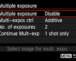 Multiple Exposure nedir?
