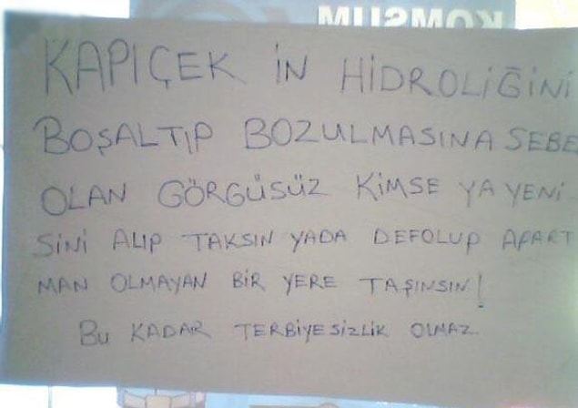 13. Terbiyesizliğe gelemezler.