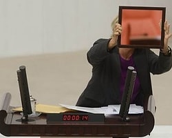 Meclis Kürsüsünde Bakanlara Ayna Tuttu