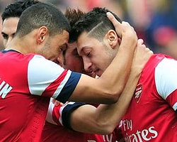 Mesut Golünü Attı, Arsenal Turladı