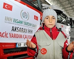 Aksaray'dan Suriye'ye 6 Tır Yardım Malzemesi