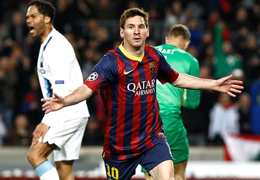 Messi Şampiyonlar Ligi'nde Rekor Kırdı