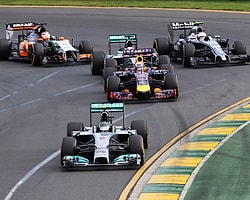 Formula 1'de ilk zafer Rosberg'in, şampiyonlar yarış dışı kaldı